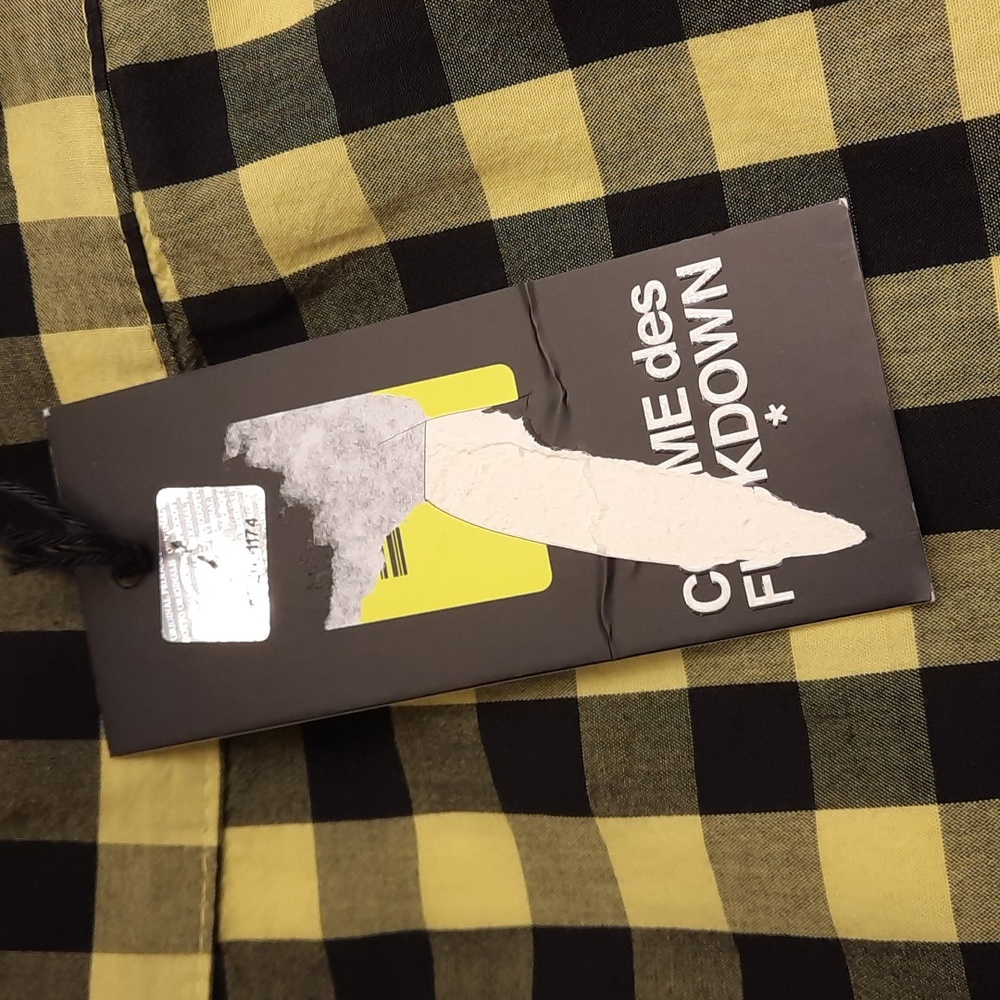 NWT, Comme des Fuckdown Tartan Logo Maxi Skirt - Picture 11 of 14